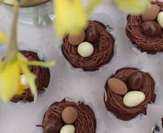 Påskekager: Orange-choko muffins med frosting