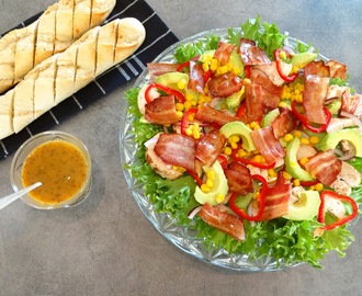 Kyllingsalat med bacon ✿