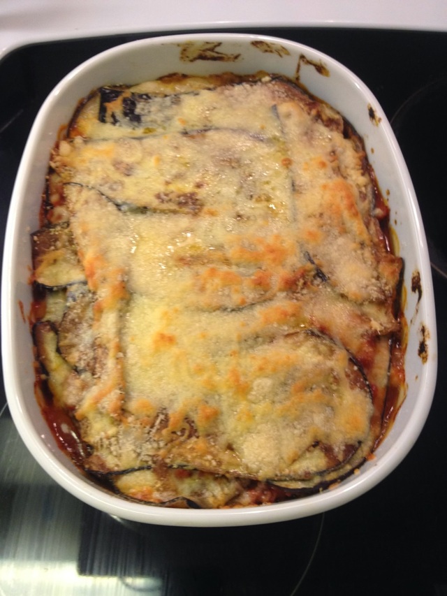 LCHF Lasagne med aubergine