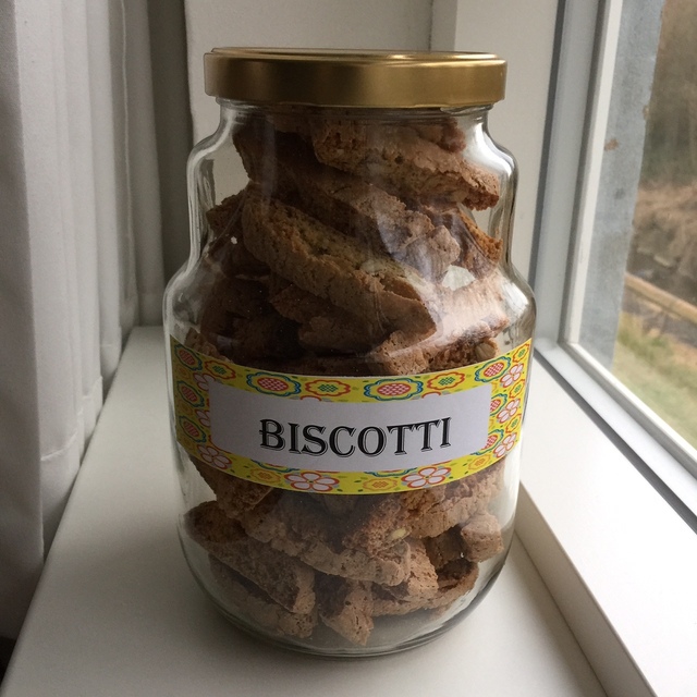 Biscotti med mandler og pistacienødder