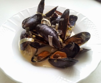 Moules au safran