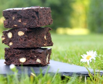 Svampet, glutenfri brownie – med sorte bønner!