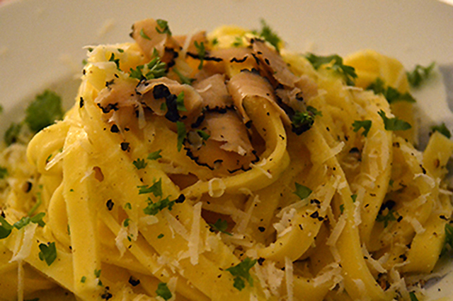 Pasta med frisk trøffel