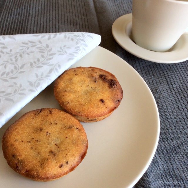 Lidt mere sunde appelsinmuffins med chokolade