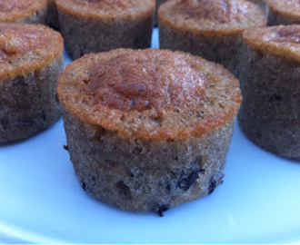 Kanelmuffins med chokoladestykker