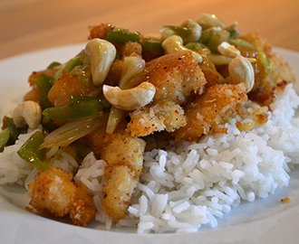 Cashew-kylling – hjemmelavet kinesergrill-mad