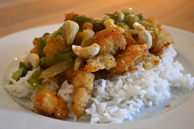 Cashew-kylling – hjemmelavet kinesergrill-mad