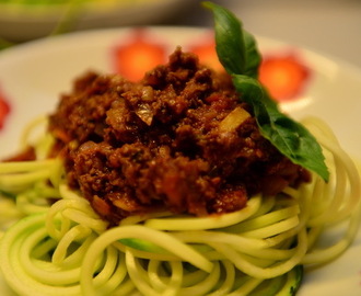 Pasta Bolognese/Spaghetti med Kødsovs