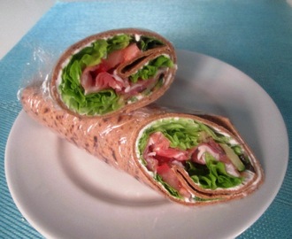 Wraps med Skinke og Grillet Squash