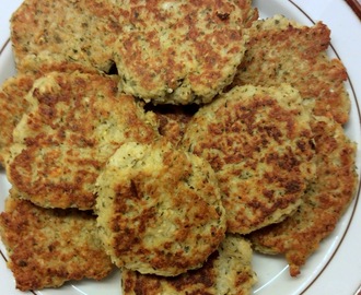 Sprøde frikadeller af blomkål