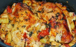 Kyllingekød i ovn