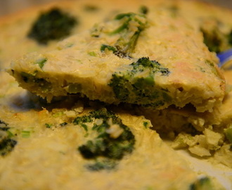 Mælkefri Quiche med Cremet Broccolifyld