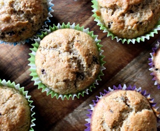 Mushy bananmuffins