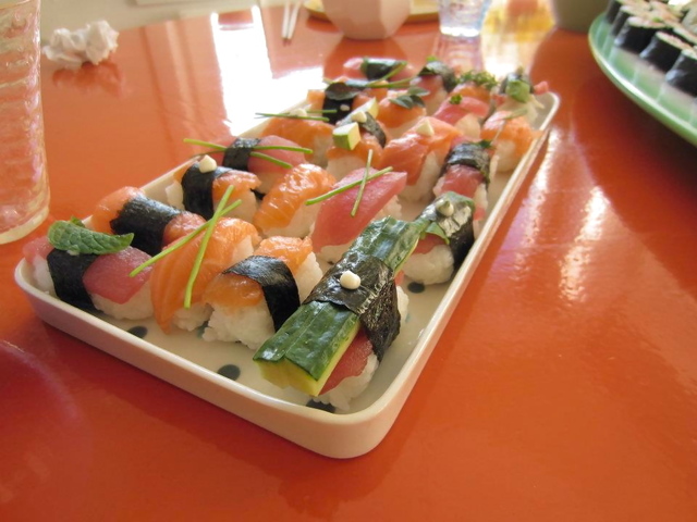 Hjemmelavet sushi !