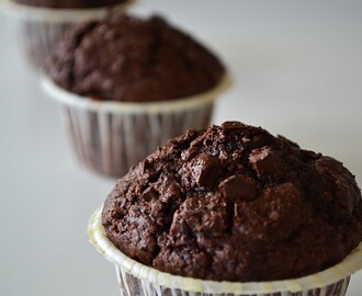 Drømmende gode chokolademuffins