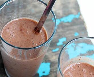 Vegansk chokolademilkshake - En dejlig og let måde at slukke tørsten på