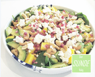 Spinat/Mango salat