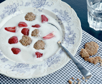 Lækker LCHF koldskål uden sukker, gluten og laktose