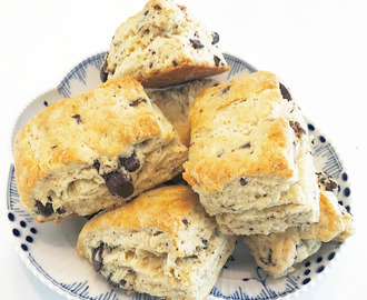 Scones m. chokolade