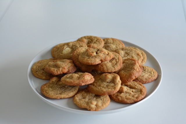 Hvid chokolade og macadamianødder Cookies