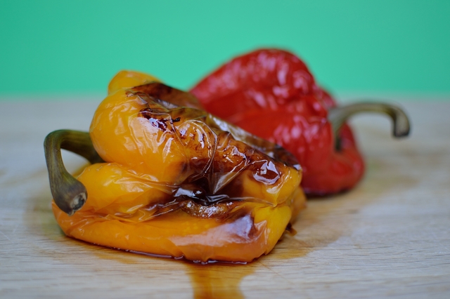 Peberfrugter bagt i ovn – peperoni al forno