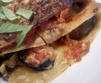 Aubergine Lasagne