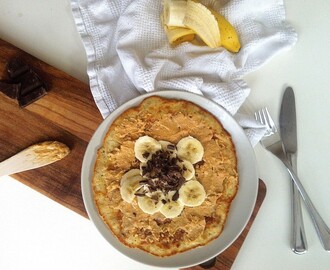 Giga bananpandekage på en mandag morgen