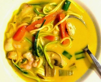 Thai inspireret fiskesuppe