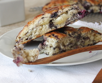 Brombær scones m. hvid chokolade