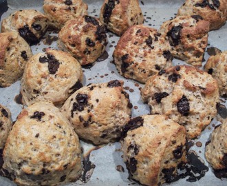 Chokoladescones