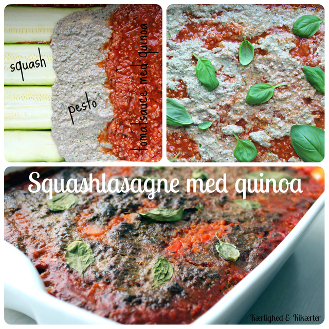 Squashlasagne med quinoa