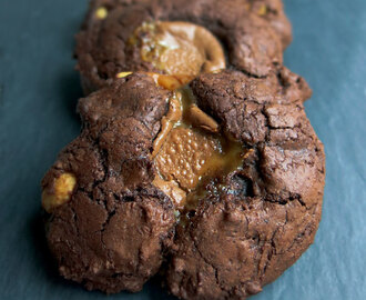 Cookies med karamel og havsalt