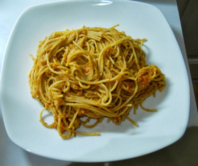 Pasta med tomatsauce