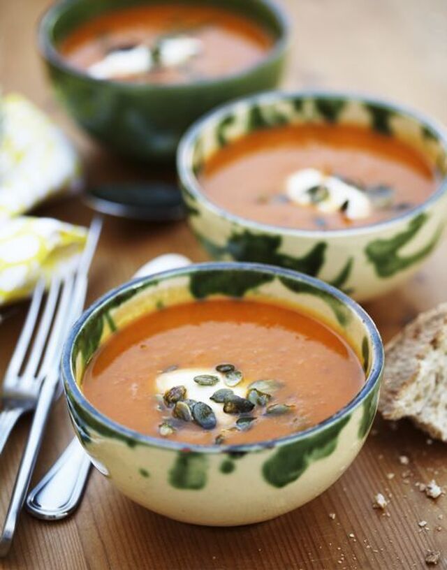 Græskarsuppe med spidskommen