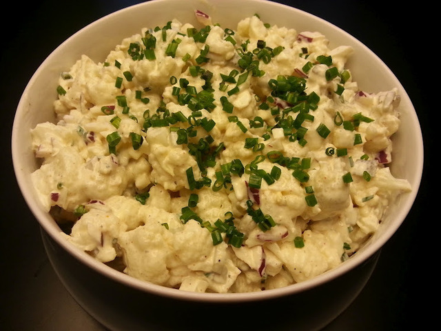 "Kartoffel" (blomkåls) salat