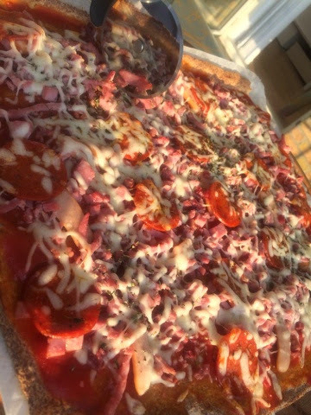 #LCHF pizza bund
