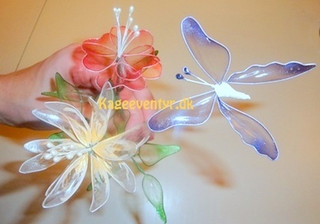 How to; gelatine flowers and butterflies