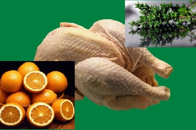 Økokylling med appelsin, citron og timian – en herlig og nem vinterudgave af stegt kylling