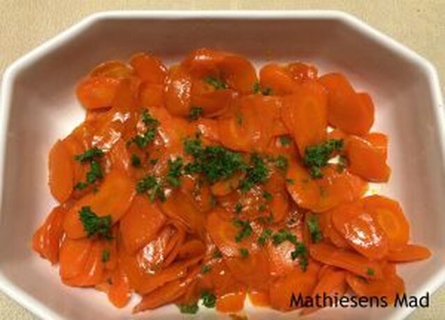 Glaserede gulerødder