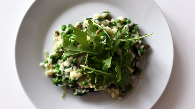 Grøn risotto
