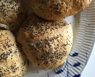 Sunde fuldkornboller med Chia-frø