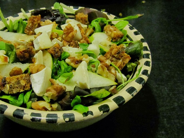 Pear & Goatcheese Salad