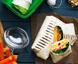 Madpakken: Wraps med Kikærtesalat