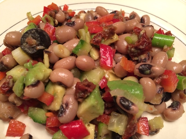 Frokost salat med bønner