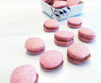 Rabarber macarons (glutenfri)