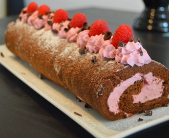 CHOKO - HINDBÆR - ROULADE