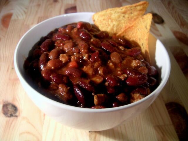 Chili con carne. Tips til 5:2 fasten