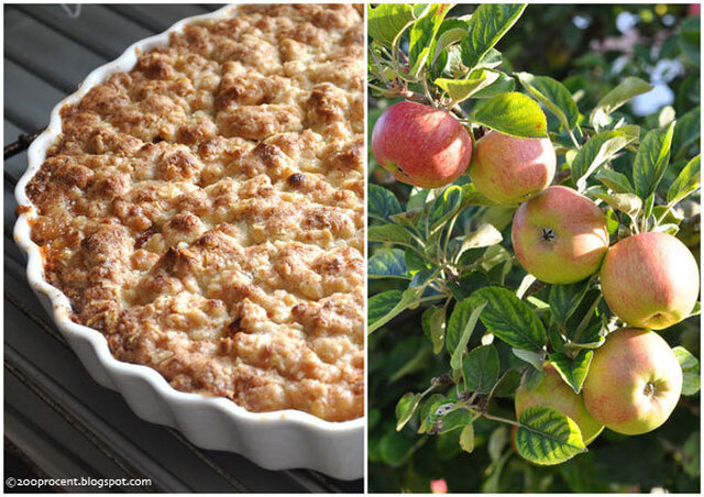 Verdens bedste apple-crumble-pie