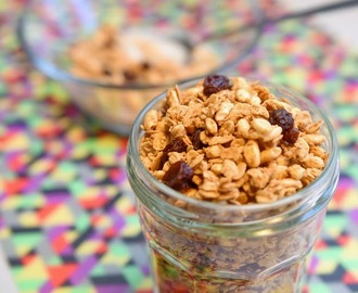 Glutenfri Granola - lys variant og chokolade variant