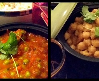 Dobbelt op på indisk curry: Chana Masala og Ærte Curry med Perfekte Ris (HCLF, TSS)